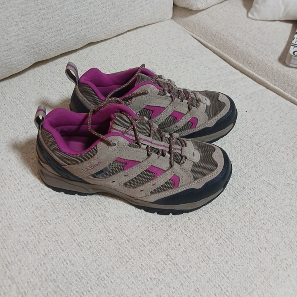 L.L. Bean Women's Athletic Shoes in Brown and Purple